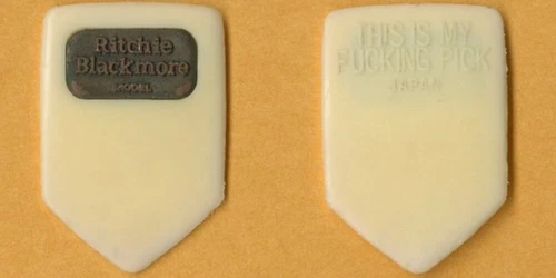 Ritchie Blackmore 1980's concert tour Guitar Pick