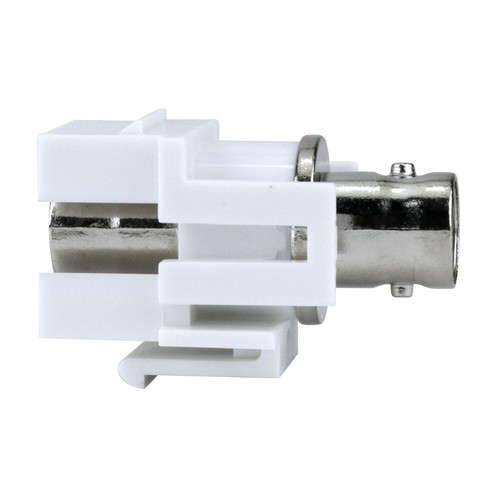 Construct Pro BNC-Female Keystone Jack-Pass Through (White) - Picture 3 of 5