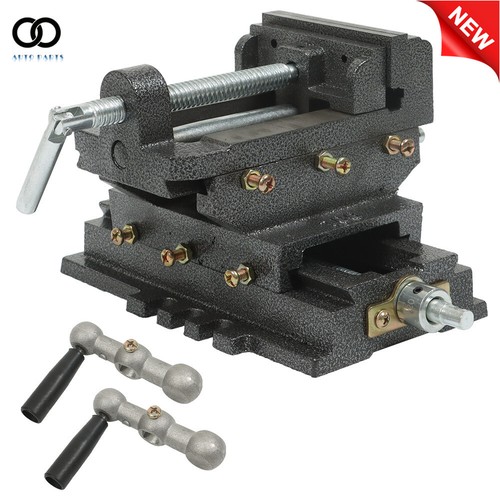 4" Cross Drill Press Vise Slide Metal Milling X-Y Clamp Heavy Duty Machine 2 Way - Picture 10 of 12