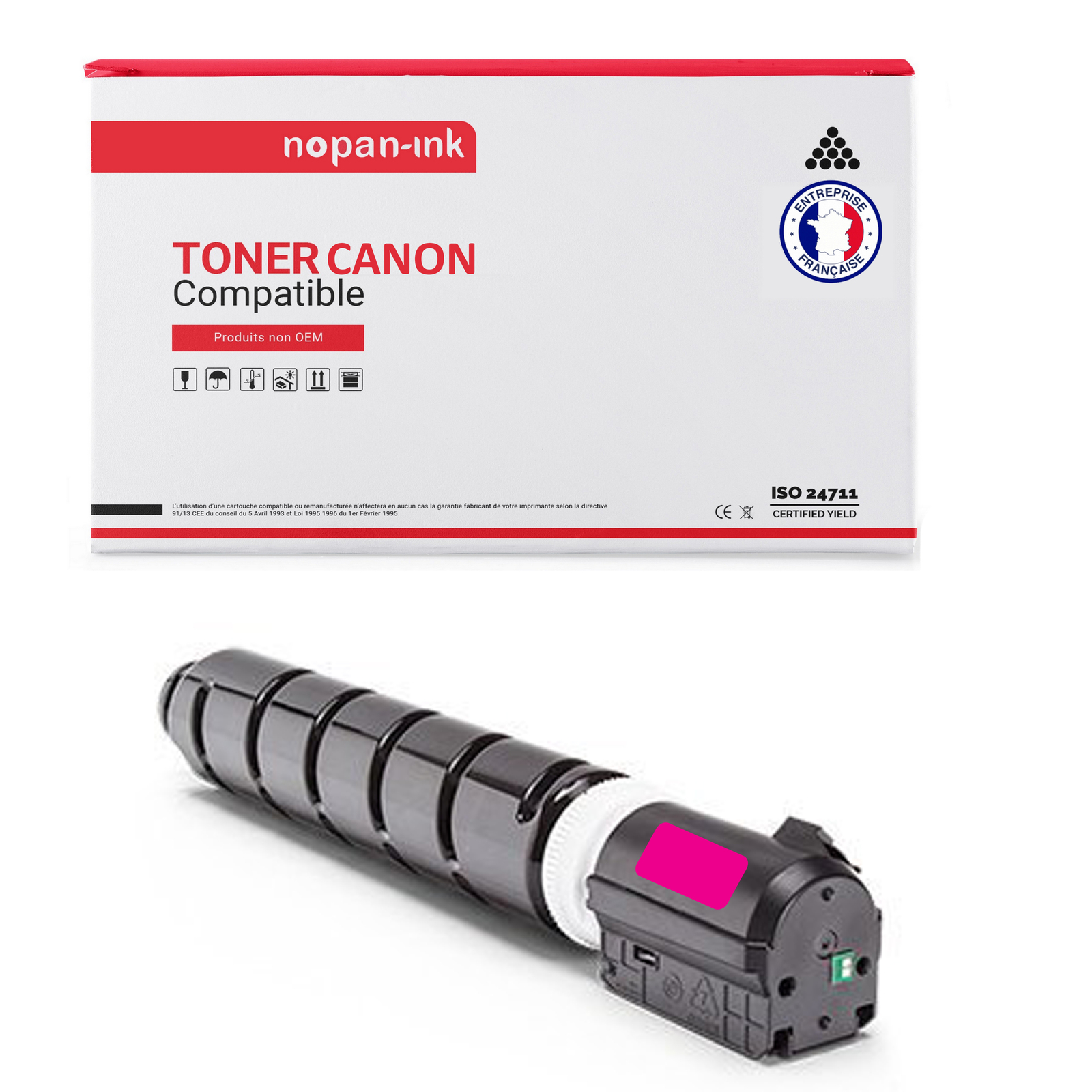 Toner CEXV47 Magenta NOPAN-INK pour les rapports et dossiers de votre bureau