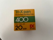 Kodak Tri-X pan 400 film for Black and White prints. NOS. Exp.3/87. cold storage