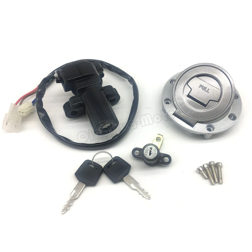 Переключатель зажигания крышка топливного газа замок сиденья комплект подходит для Yamaha FZ1/FZ6/FZ8 MT03 MT09 XJ6 - Изображение 3 из 4