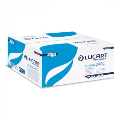 Lucart C-faltbare Luxus Handtücher 2-lagig weiß (240C)