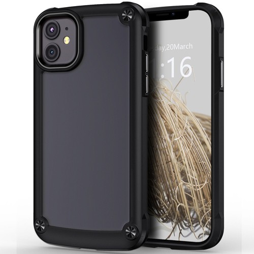 For Apple iPhone 11/Pro/Pro Max Rugged Hard Case Protective Cover Tempered Glass - 第 18/40 張圖片