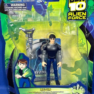 ''KEVIN'' Levin 4'' Ben 10 Action Figure LASER LANCE Alien Force 2009 HTF #27712