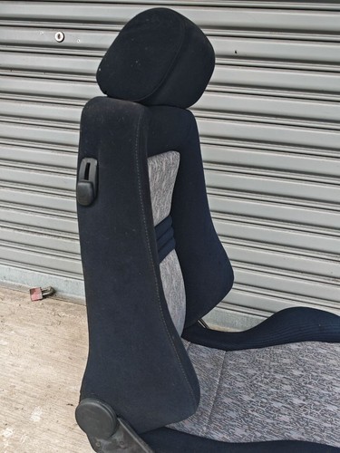 RECARO LX B Seat Left Side Blue Black no railling Used Genuine - Picture 9 of 15