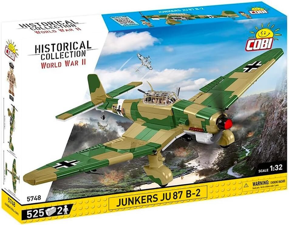 САМОЛЕТ COBI JUNKERS JU 87 B-2 21490₽