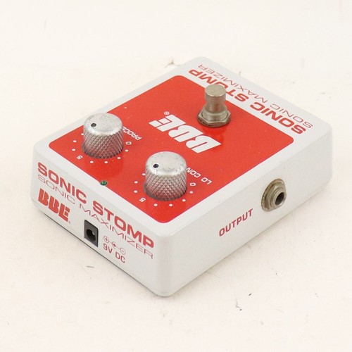 USED BBE SONIC STOMP SONIC MAXIMIZER Bass Effects Pedal Guitar Free Shipping - Picture 3 of 4