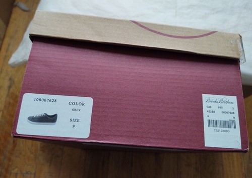 BROOKS BROTHERS SUEDE UPPER SNEAKERS 9,0D $298 NIB - Picture 9 of 9