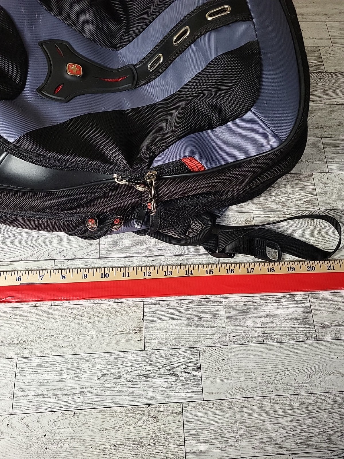 Swiss Gear Backpack Wegner Pegasus Laptop Tablet Bag Black Grey Academia Core