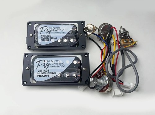 Pastilla de guitarra Epi Standard PRO Alnico V Humbucker con arnés de cableado 1V1T / 2V1T - Imagen 8 de 30