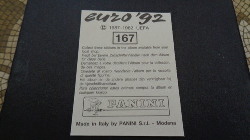 PANINI FOOT EURO 92 SWEDEN Complete your Set with stickers fresh from pack - 第 35/59 張圖片