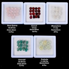 55 Pcs/5 Lots Multi Gems Mix Cut Loose Multi Color Gemstones For Jewelry Making