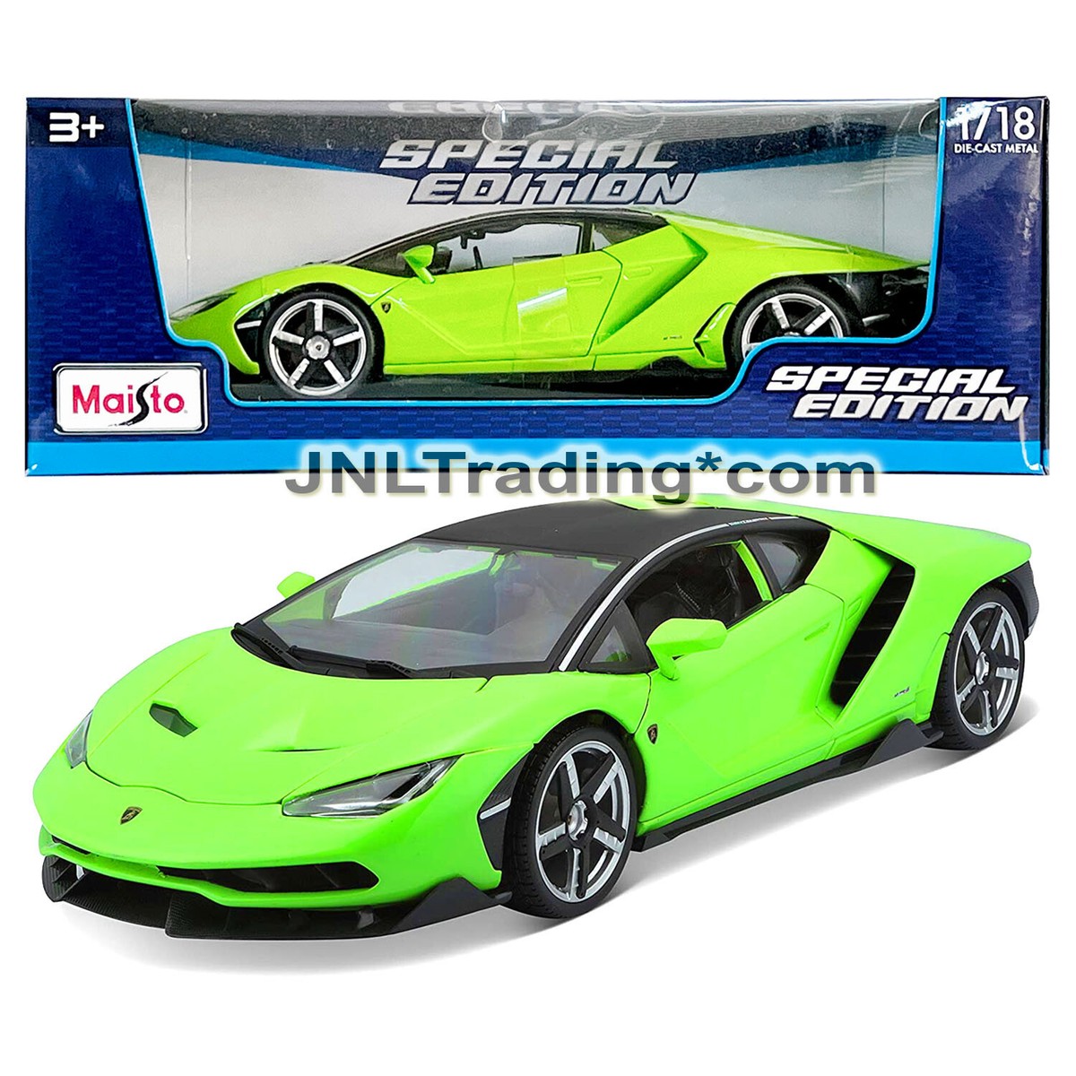 Maisto Special Edition 1:18 Scale Die Cast Car - Green LAMBORGHINI