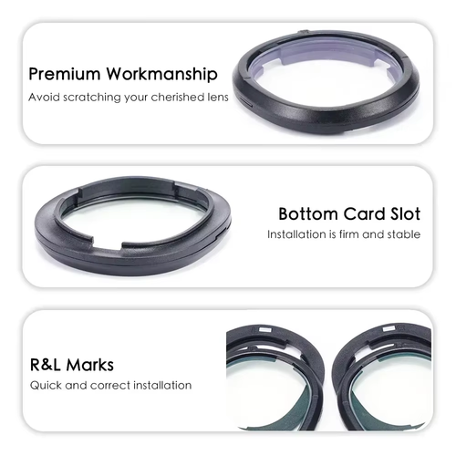 For Quest 3 Lens Myopia Anti-Blue Anti-Glare Glasses Magnetic Eyeglass Frame VR - Picture 3 of 12