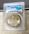 1886 Morgan Dollar - Unique Toning OBV - MS66 - PCGS/CAC