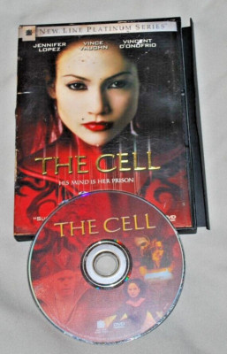 THE CELL (2000 DVD TESTED New Line Platinum Series) Jennifer Lopez FREE US Ship