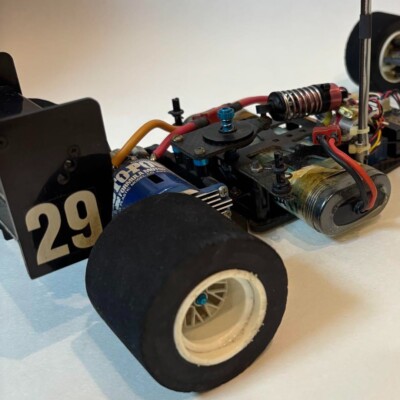 Tamiya F103 Vintage RC Car Radio Control F1 Car Set Tested Good