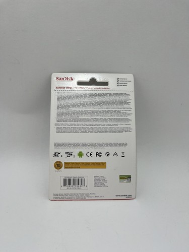 SanDisk 64GB Ultra Micro SDXC UHS-1 Memory Card w/ Adapter - Picture 2 of 2