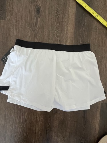 New Balance White Boston College Eagles Tennis Golf Skort L Pantaloncini Elasticizzati NUOVO - Foto 7 di 7