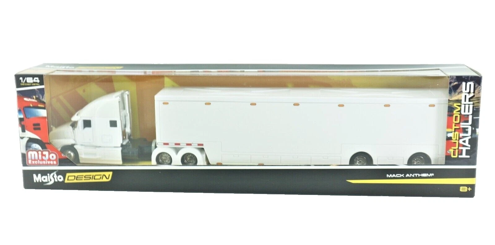 Белые грузовики Mack литые