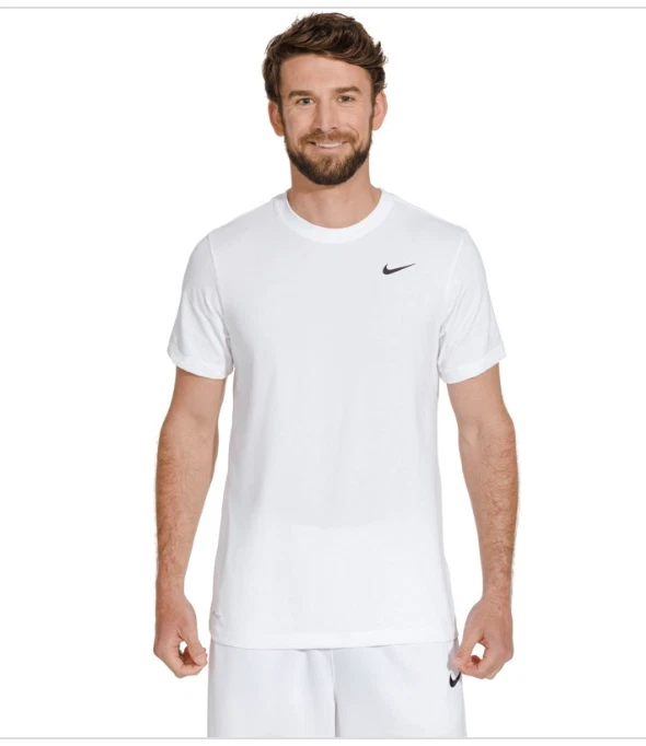 dårlig Jeg regner med udbrud Nike Dri-FIT Men&#039;s Small Training T-Shirt Short Sleeve Shirt White  Swoosh Cotton | eBay