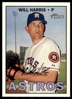 2016 Topps Heritage HN Will Harris #579 Houston Astros