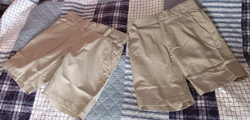 French Toast Youth Boy's Khaki 2-Pack Performance Uniform Shorts Size 6 NEW - Picture 5 of 8