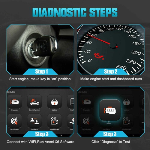 ANCEL X7 Für VOLVO KFZ Diagnosegerät Bidirektional ALLE SYSTEM OBD2 Scanner EPB - Bild 8 von 12