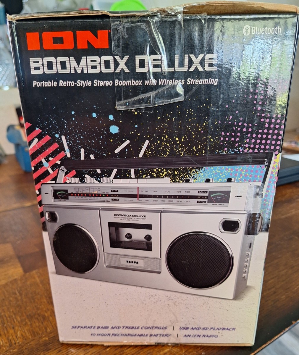 Bluetooth Speaker Best Buy: ION Audio Retro Boombox With AM/FM