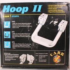 2 Carr Steps Hoop Ii Xp3 Black Aluminum Powder Coated Trucksuv Side Step Bars