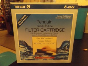 Rite Size C Cartridge Penguin Bio Wheel Power Filter Clean Healthy