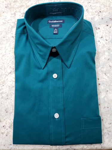 Croft & Barrow Men's Classic-Fit Dress Shirt Szs: 16 & 15.5 34/35 Diff Colors. - 第 14/23 張圖片
