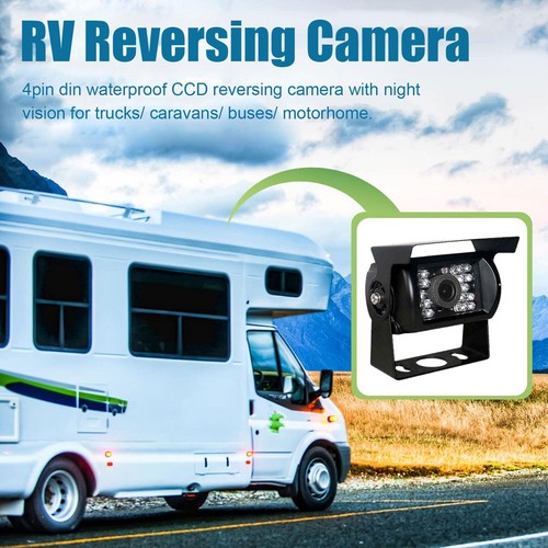 5" Wireless Monitor Rear View Reverse Backup Camera Kit for Caravan RVs Truck - Picture 17 of 24