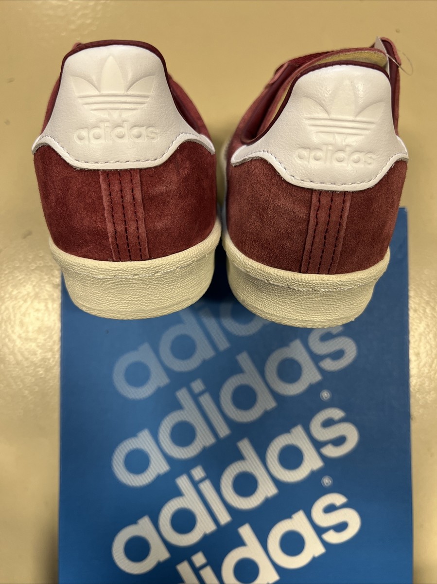 Adidas Campus 80s “Collegiate Burgundy White” Colorway Size