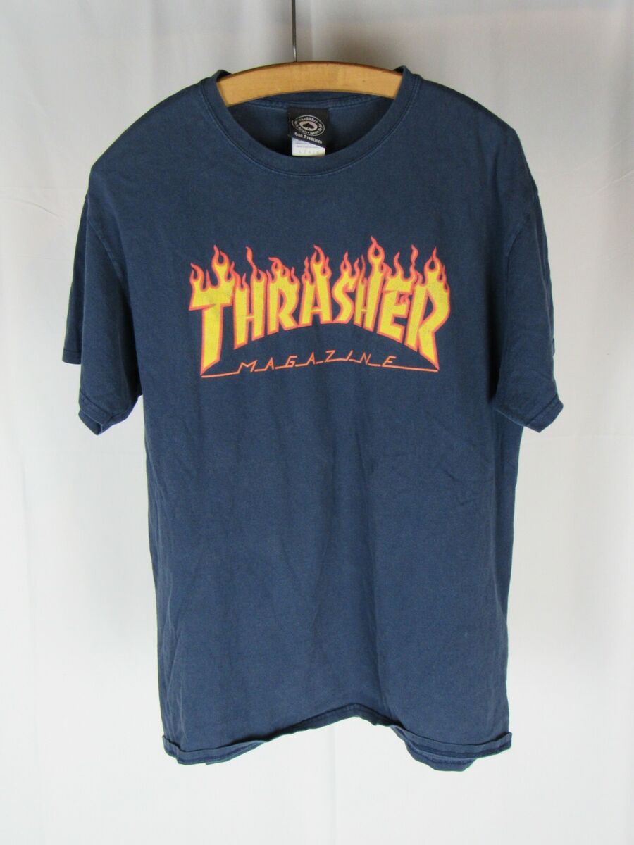 Vtg Thrasher Magazine San Francisco Tag T Shirt Sz Large Vtg Thrasher Magazine San Francisco Tag T Shirt Sz Large