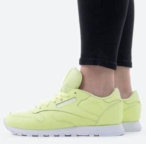 Reebok classic leather pastel yellow Clearance