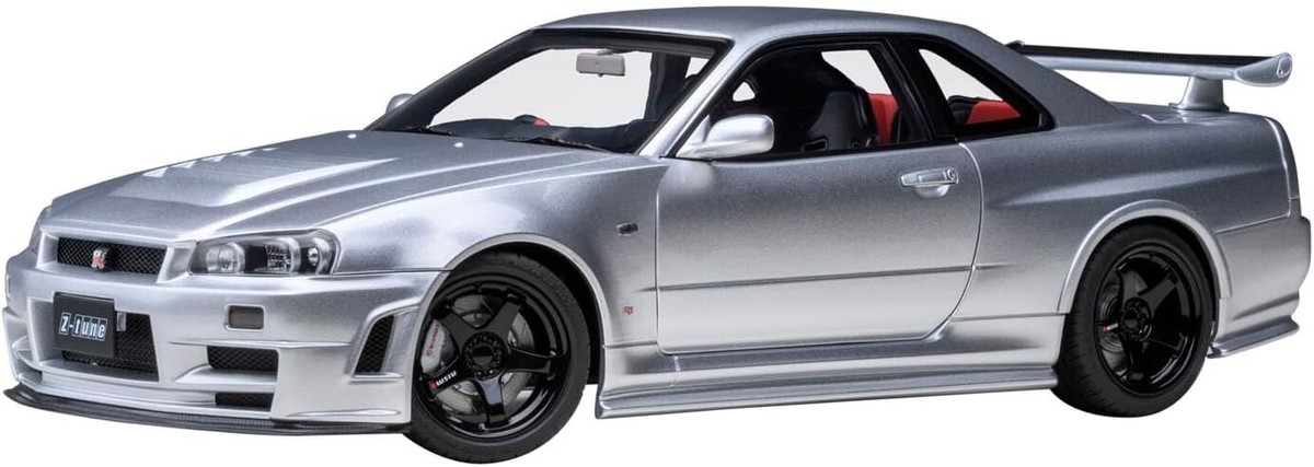 オートアート1/18 Nissan GT-R34 Nismo Z-Tune Amazon.com: AUTOart 1/18 Nismo R34 GT-R Z-tune Z-tune Silver