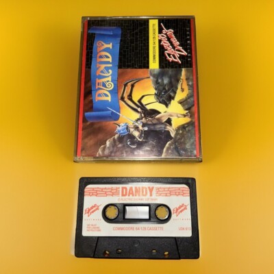 Commodore 64/128: C64 Dandy Kassettenspiel - komplett mit Anleitung  