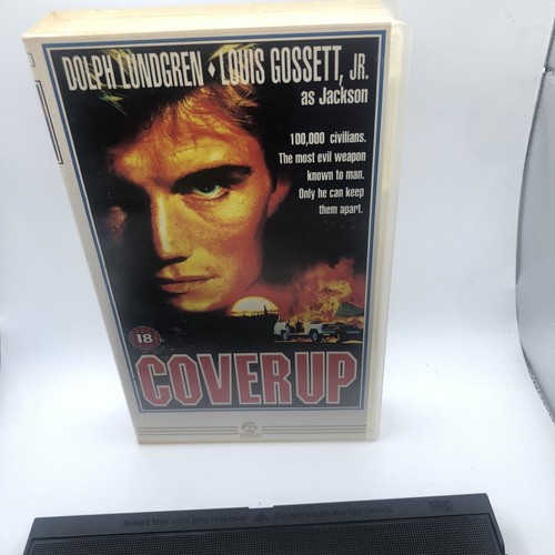 Cover Up VHS PAL Video Dolph Lundgren Louis Gossett Jnr. - Picture 4 of 7