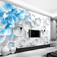 Fleece Photo Wallpaper Mural Murals 3D Fantasy Flowers Freshness 11810