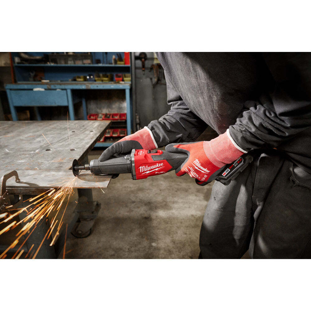Milwaukee 2939-20 M18 FUEL 18V Braking Die Grinder w/ Slide Switch - Bare Tool - Picture 11 of 12
