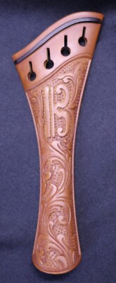 Handmade Carved boxwood VIOLA(15-16'') tailpiece 4/4. C Clef design #20