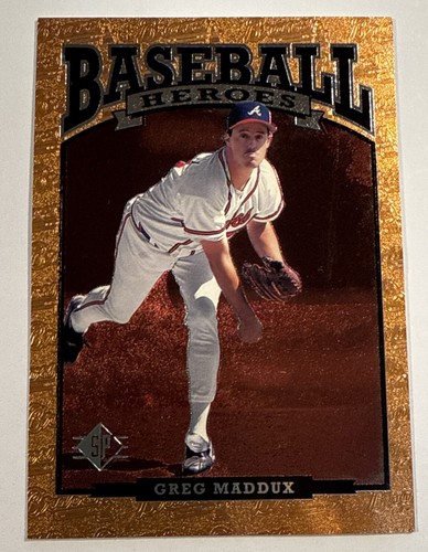 1996 SP Baseball Heroes #89 Greg Maddux