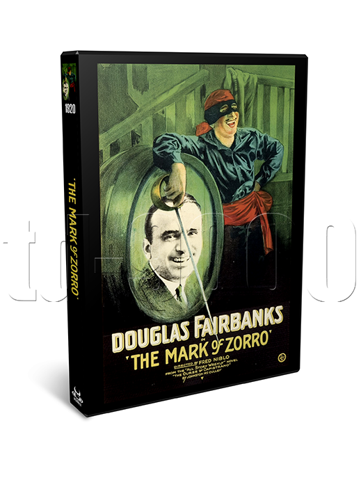 The Mark of Zorro (1920) Douglas Fairbanks Adventure, Western Movie on DVD