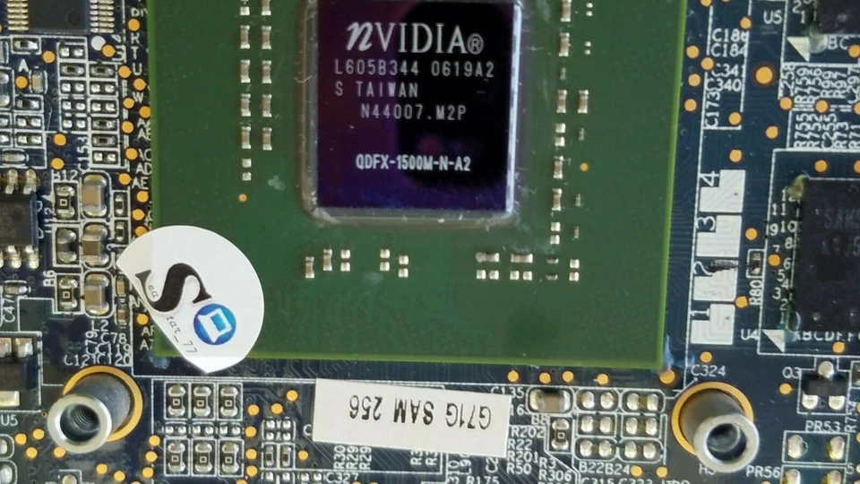 417206-001-Genuine HP Compaq nw9420 T7400 17 NVIDIA QUADRO FX 1500M 256MB(199-2) - Image 3 of 4