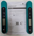 Cooks Essentials Digital Shake Powered Thermometer Battery Free! GREEN Set of 2