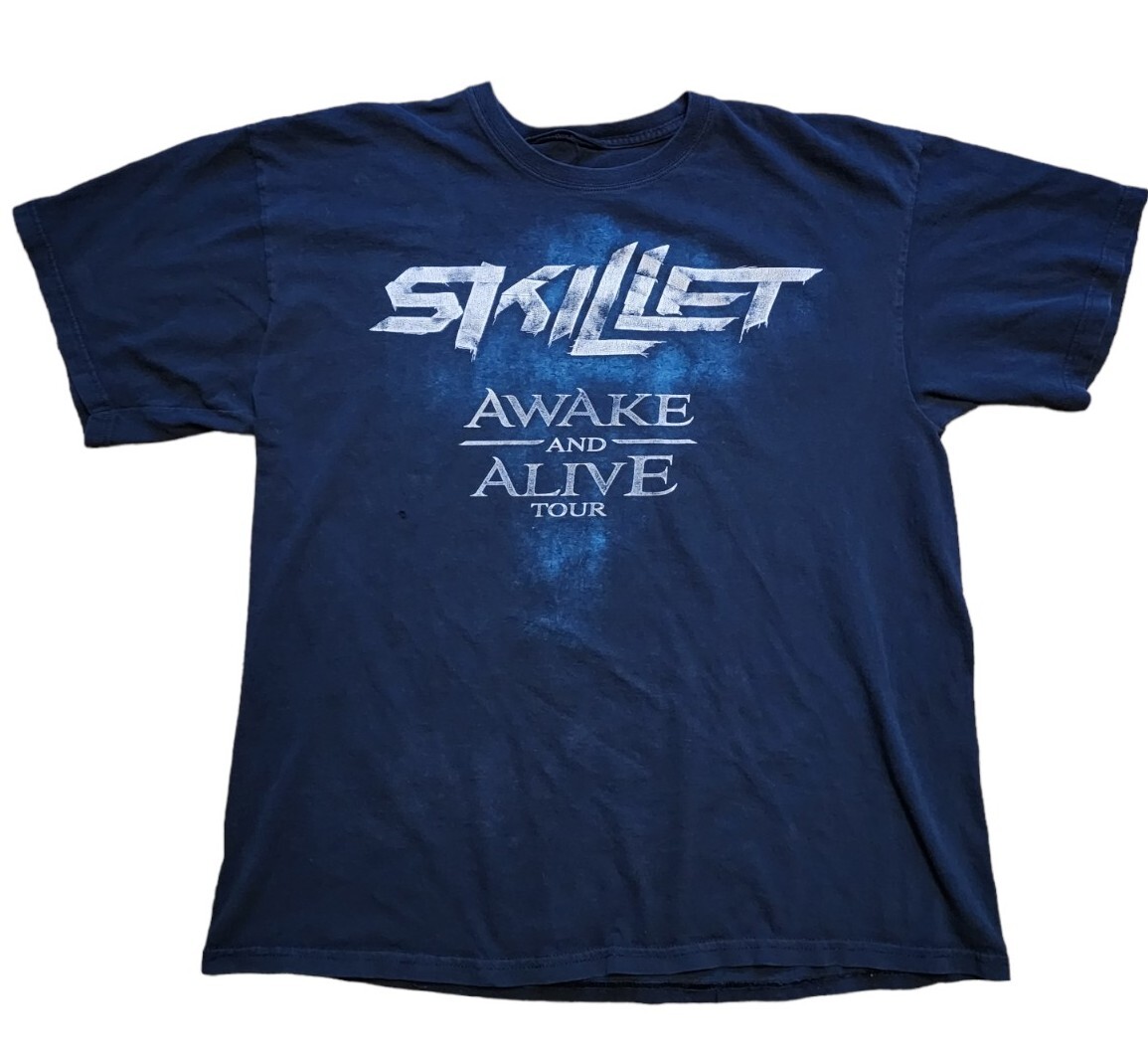 SKILLET awake and alive 2009 ツアー クルーTシャツ 2009 Skillet “Awake And Alive Tour” T-Shirt - Adult Small | eBay