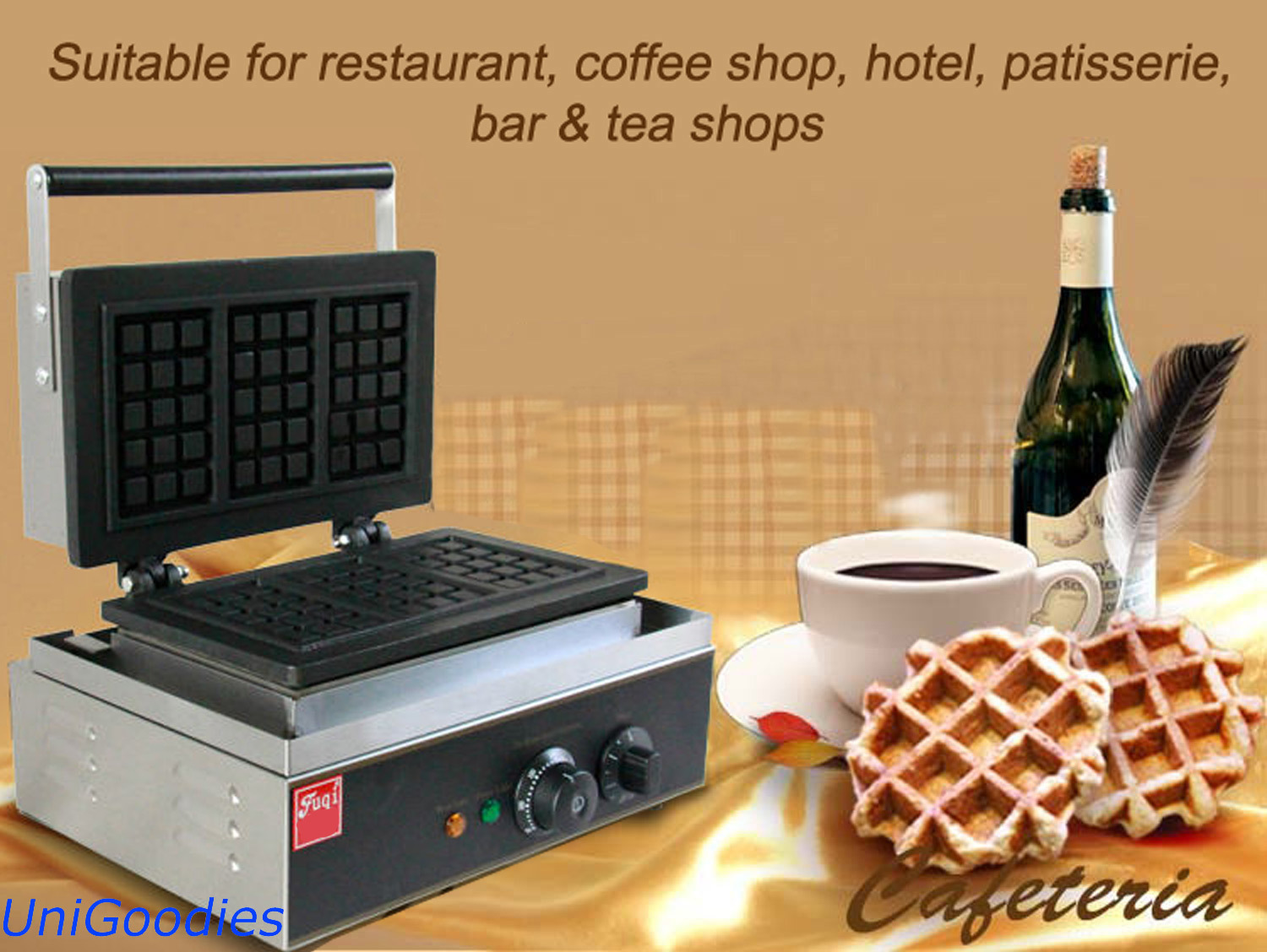 3 Pieces Rectangular Shape Belgian Coffee Restaurant
