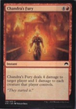 Chandra's Fury - Magic Origins: #136, Magic: The Gathering Nm R241
